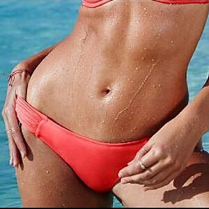 Victoria's Secret Knockout Side Ruched Swim Bikini Bottoms M